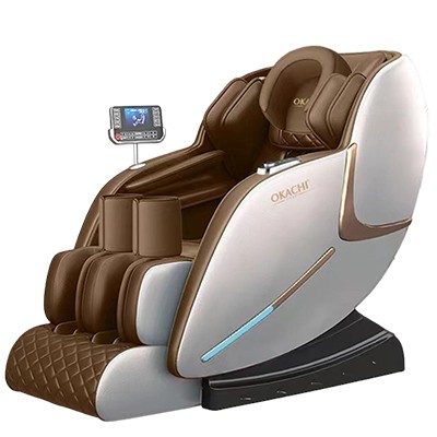 Ghế Massage Toàn Thân OKACHI LUXURY JP-368 (trắng nâu)